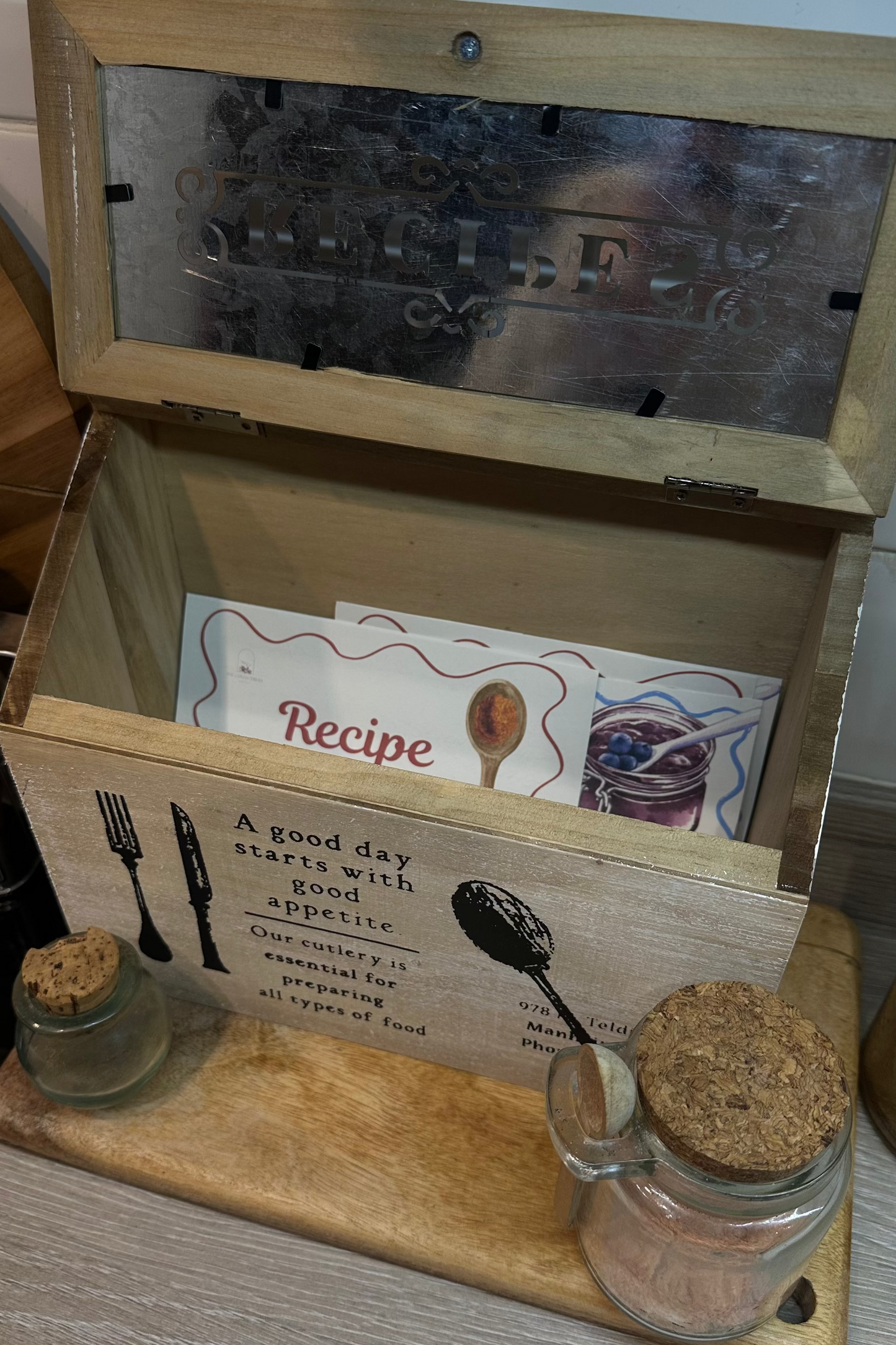 Rustic Recipe Box
