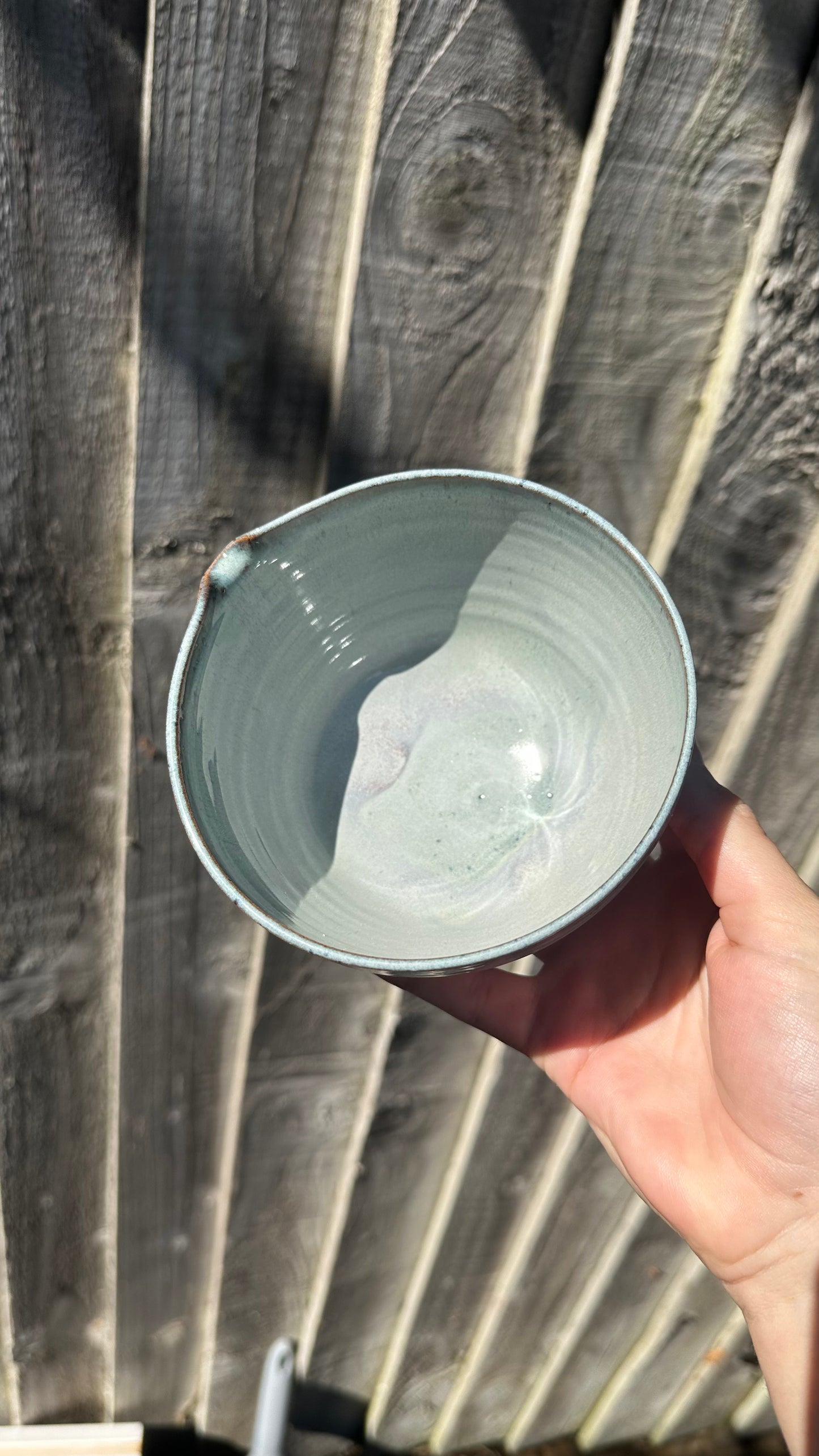 Handcrafted Ceramic Matcha Bowl - Blue