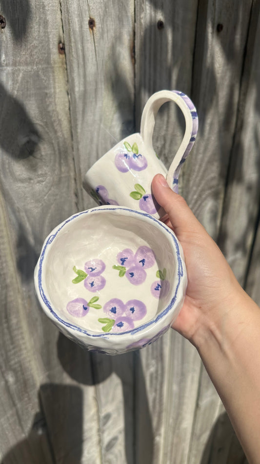 Blueberry Breakfast Set