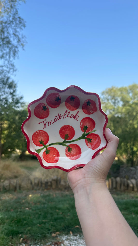 Handcrafted tomato dish