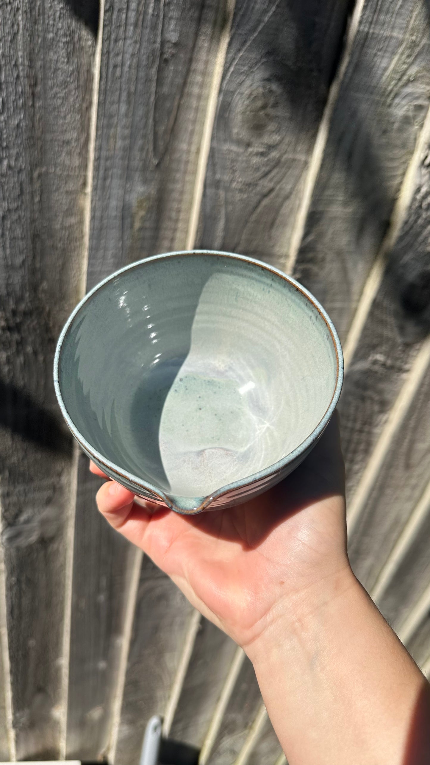 Handcrafted Ceramic Matcha Bowl - Blue