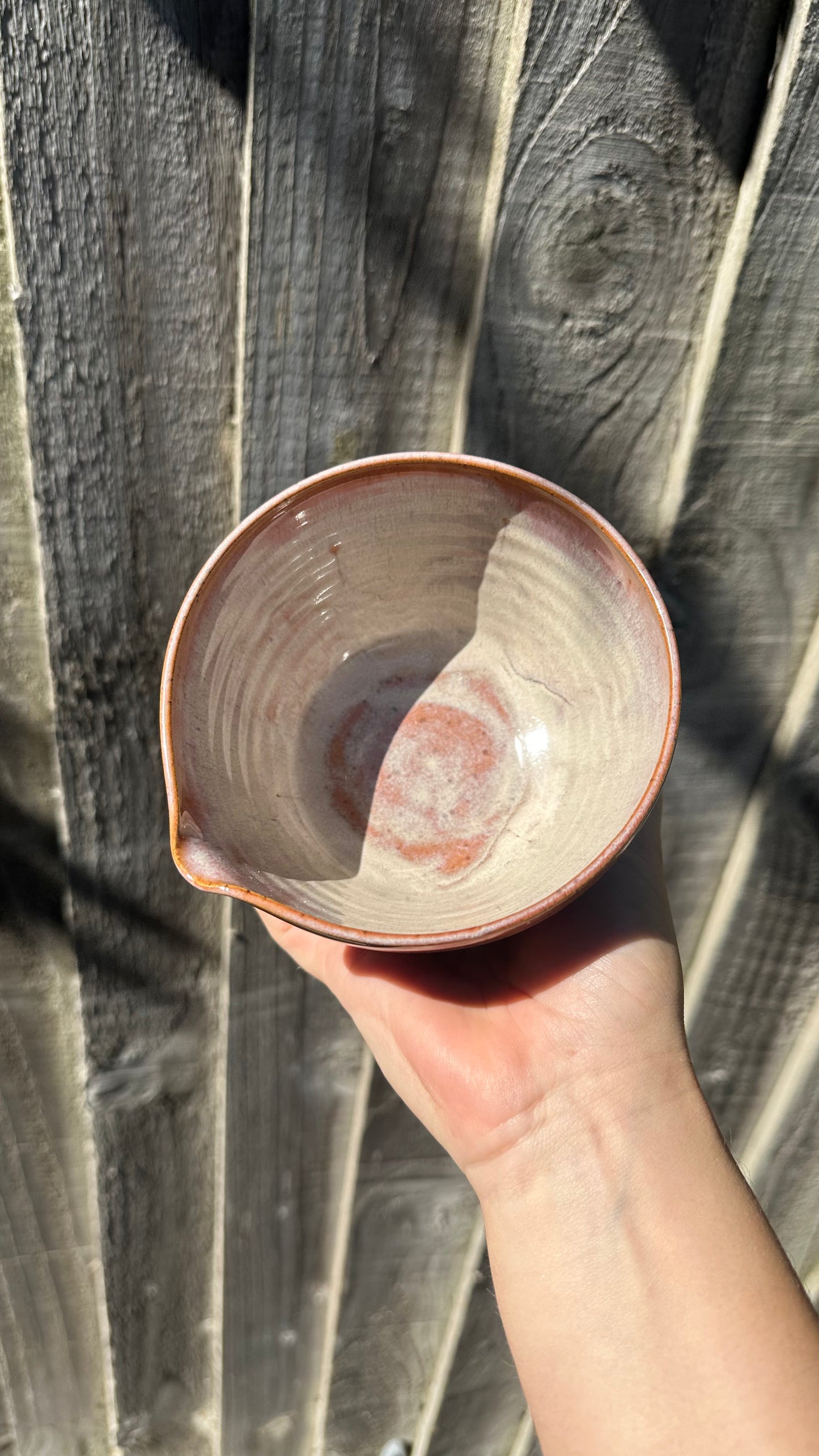 Handcrafted Ceramic Matcha Bowl - Pink