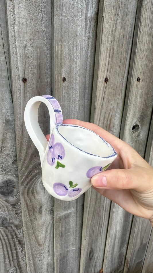 Blueberry espresso cup